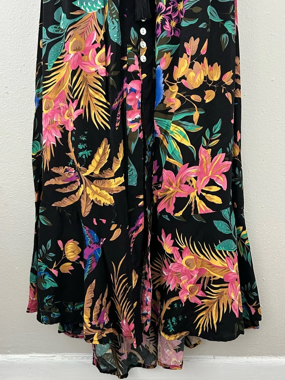 Cynthia Rowley Tropical Floral Tank Top & Maxi Skirt Matching Set Size M Resort - Picture 4 of 10